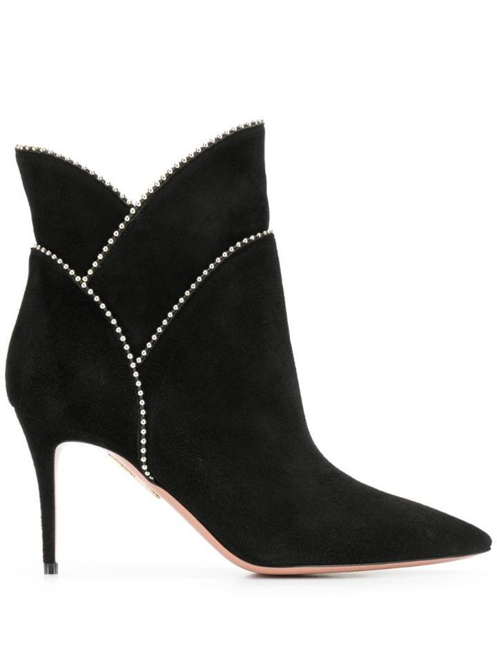 Aquazzura Layered Ankle Boots - Black