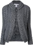 Nellie Partow 'bella' Cardigan, Women's, Size: Small, Grey, Silk/polyester/cashmere