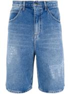 Jw Anderson Washed Denim Shorts - Blue