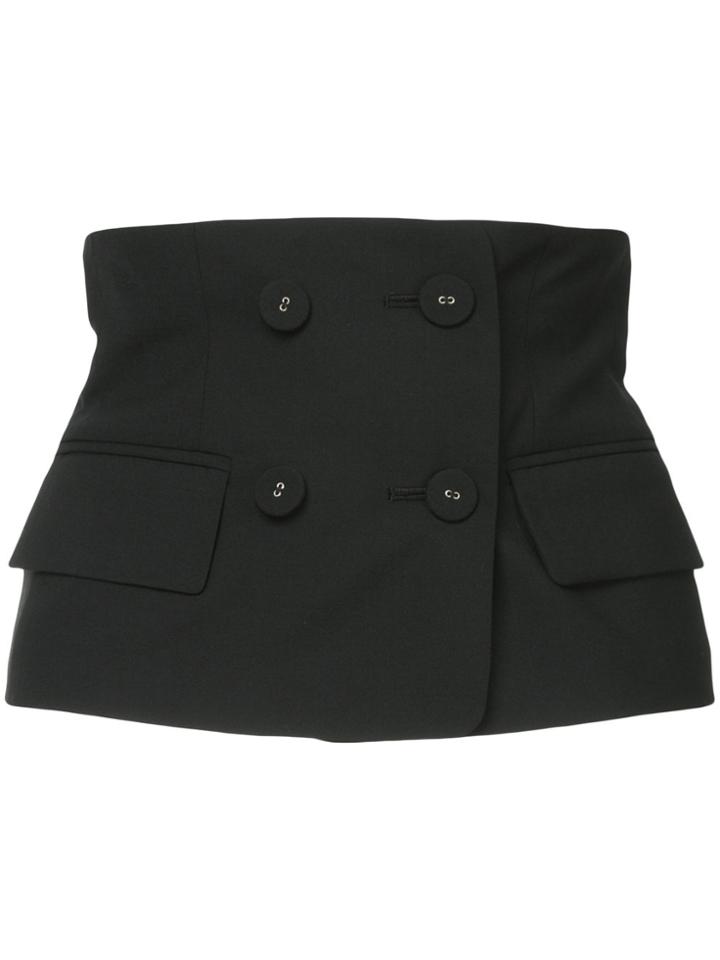 Le Ciel Bleu Tailored Corset - Black