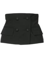 Le Ciel Bleu Tailored Corset - Black