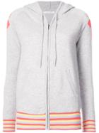 Chinti & Parker Zip Front Hoodie - Grey