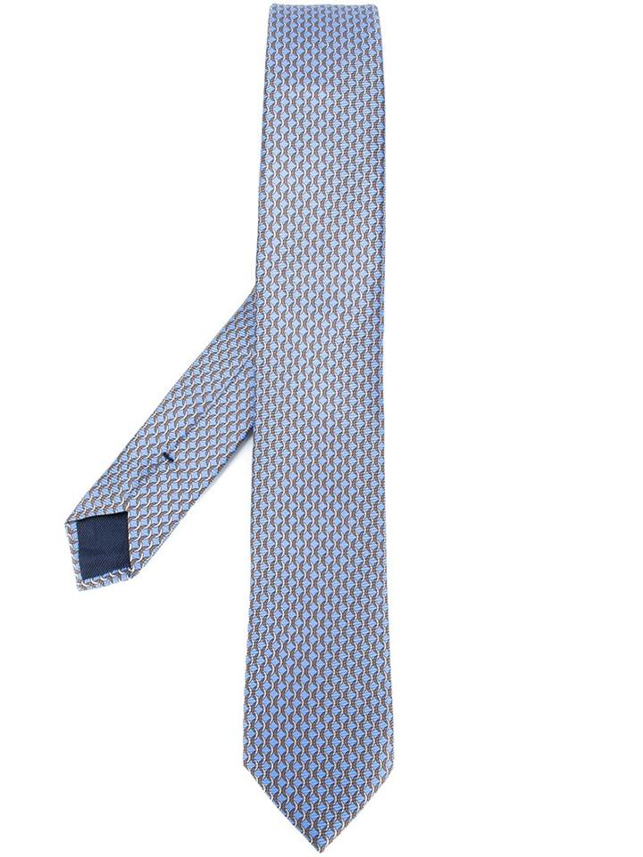 Ermenegildo Zegna Chain Pattern Tie