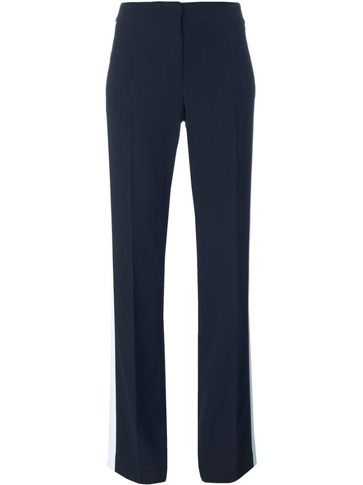 No21 Side Stripe Trousers, Women's, Size: 40, Blue, Polyester