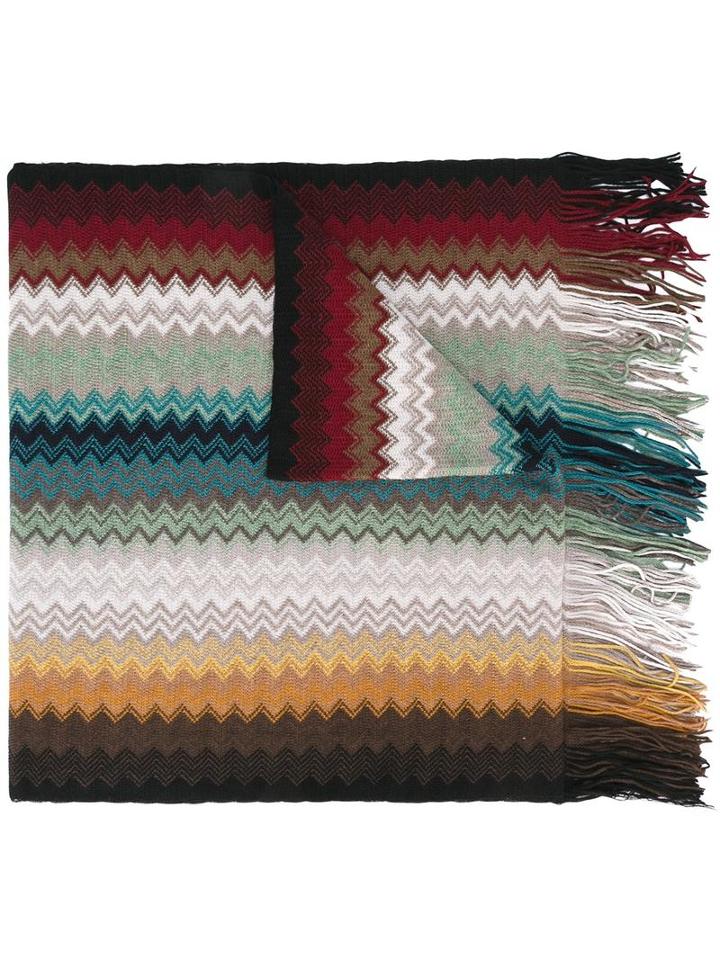 M Missoni Striped Scarf, Women's, Wool/acrylic