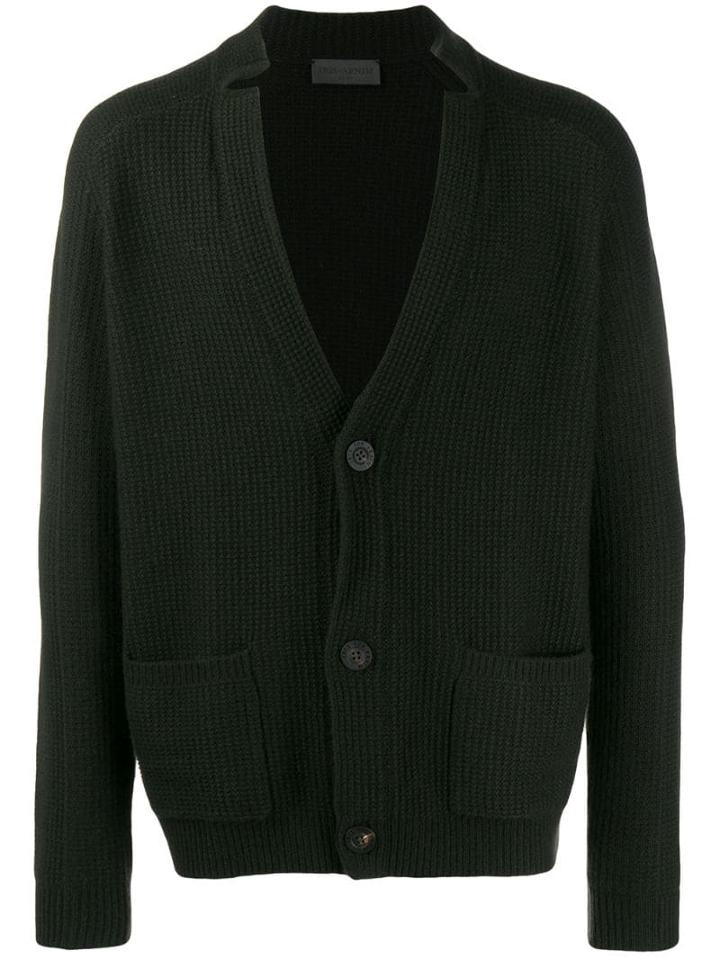 Iris Von Arnim Knitted Cashmere Cardigan - Green