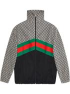 Gucci Giacca Oversize In Jersey Tecnico - Grey