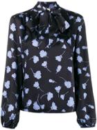 Semicouture All-over Pattern Blouse - Blue