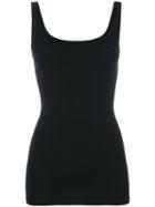 Theory - Scoop Neck Vest - Women - Nylon/spandex/elastane - One Size, Black, Nylon/spandex/elastane