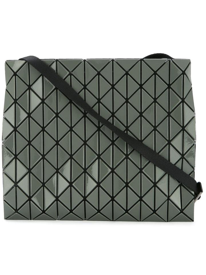 Bao Bao Issey Miyake Row Gloss Crossbody Bag - Green