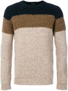 Roberto Collina Colour Contrast Sweater - Nude & Neutrals