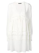 Sly010 Short Ruffled Dress - White