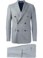 Dinner Two Piece Suit, Men's, Size: 52, Grey, Cupro/virgin Wool