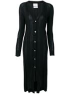 Barrie Ribbed Cardi-coat - Black
