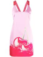 Iceberg Cherry Wave Mini Dress - Pink
