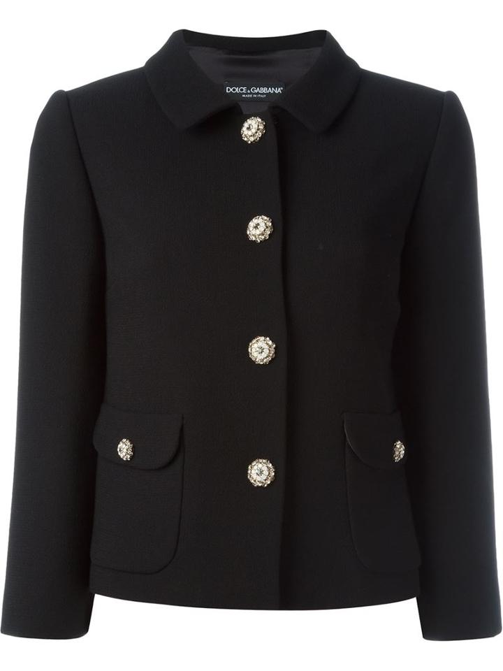 Dolce & Gabbana Bejewelled Button Jacket