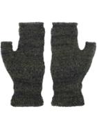 Lainey Keogh Fingerless Gloves, Women's, Green, Nylon/spandex/elastane/cashmere