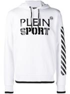 Plein Sport Geometric Printed Hoodie - White