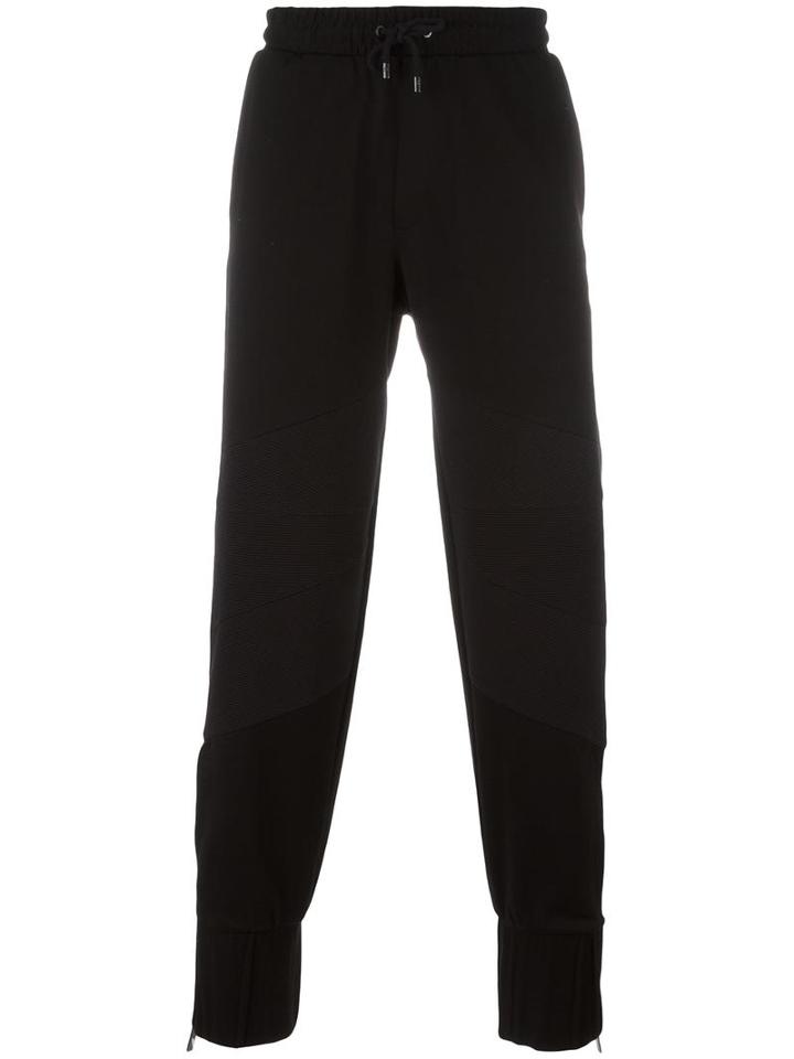 Marcelo Burlon County Of Milan Classic Sweatpants, Men's, Size: Small, Black, Cotton/polyester