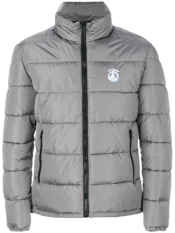 Love Moschino Quilted Jacket - Grey