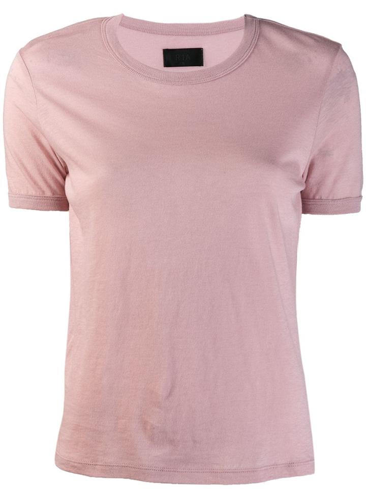 Rta Quinton-ringer T-shirt - Pink