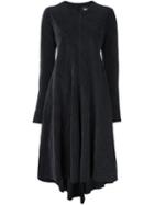 Yang Li Draped Midi Dress, Women's, Size: 40, Grey, Cotton/linen/flax/acetate/pbt Elite