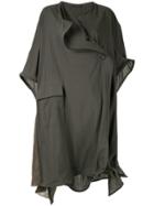 Yohji Yamamoto Deconstructed Coat - Green