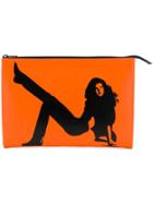 Calvin Klein Jeans Est. 1978 Icon Clutch Bag - Orange