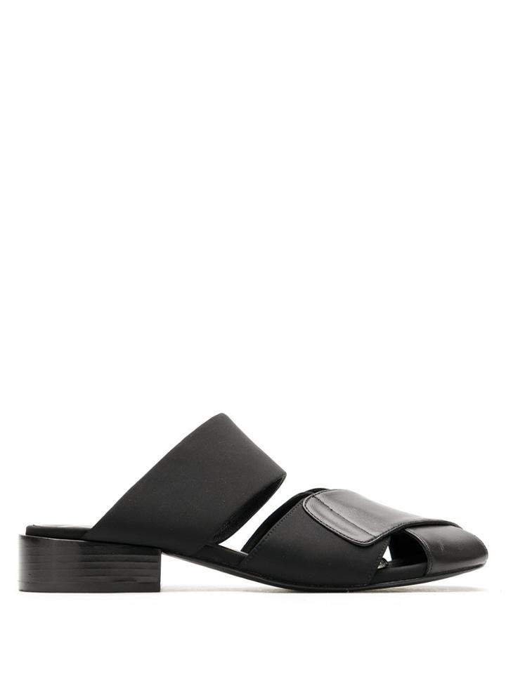 Gloria Coelho Strappy Mules - Black