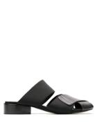 Gloria Coelho Strappy Mules - Black
