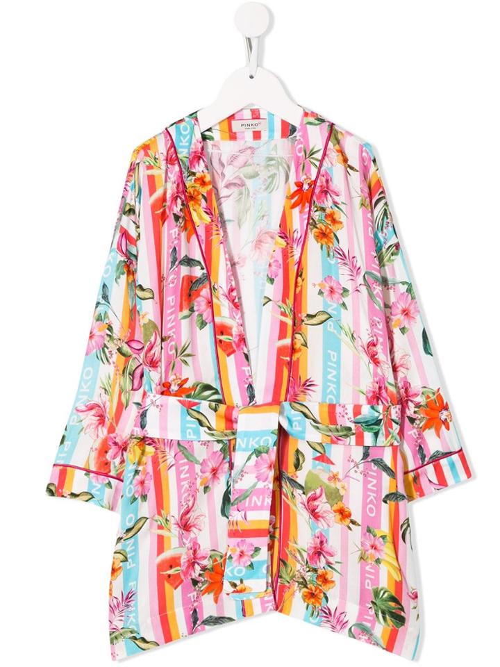 Pinko Kids Bayadere Print Kimono