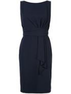 Paule Ka Sleeveless Fitted Dress - Blue