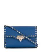 Valentino Valentino Garavani Small Rockstud Shoulder Bag - Blue
