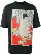 3.1 Phillip Lim Illustration Print T-shirt, Men's, Size: Large, Black, Cotton