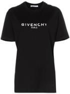 Givenchy Oversized Logo Print T-shirt - Black