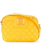 Love Moschino Quilted Crossbody Bag, Women's, Yellow/orange, Polyurethane