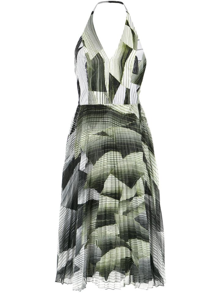 Tufi Duek Pleated Midi Dress - Multicolour
