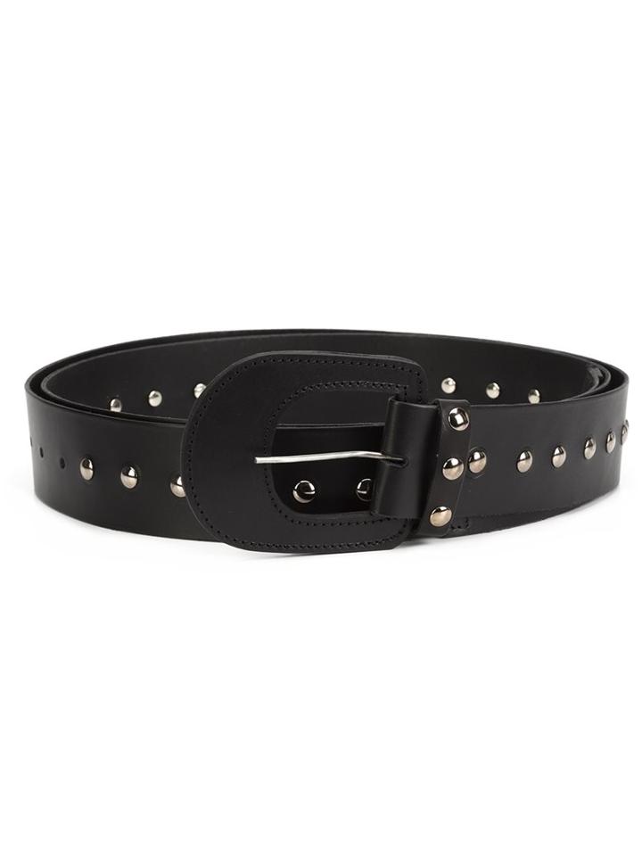 Area Di Barbara Bologna 'cowboy' Belt, Women's, Black, Calf Leather