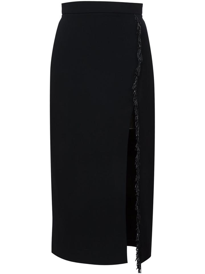 Cushnie Et Ochs Raw Edge Fitted Skirt