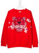 Kenzo Kids Tiger Sweatshirt - Red