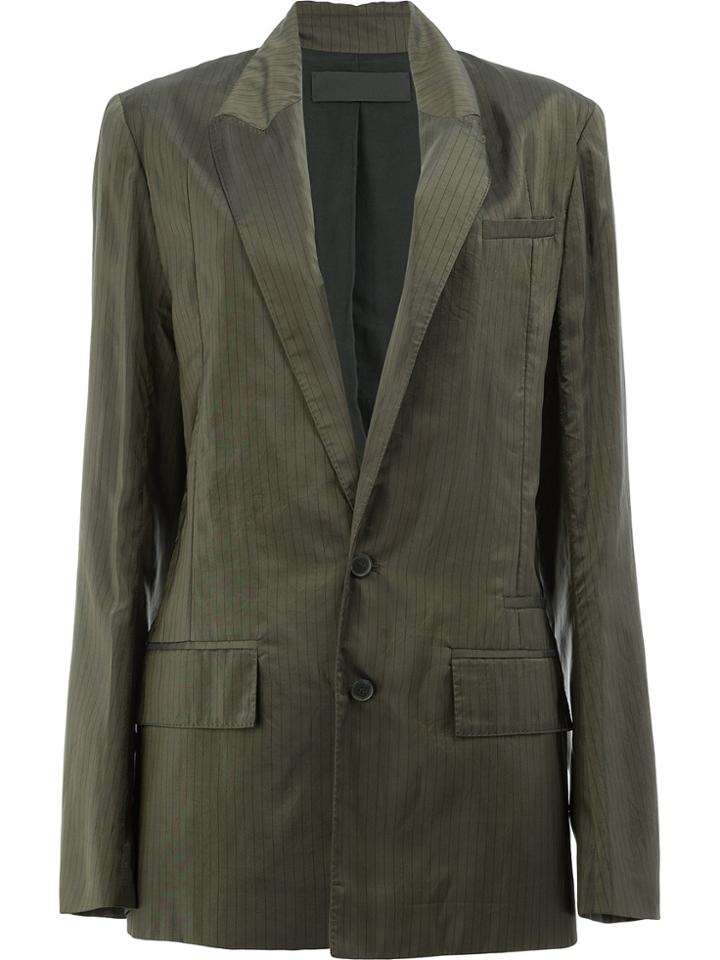 Haider Ackermann Classic Blazer - Green
