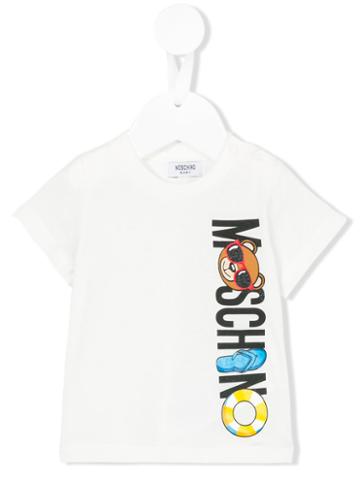 Moschino Kids - Logo Print T-shirt - Kids - Cotton - 9-12 Mth, White