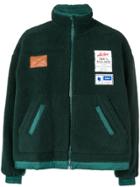 Ader Error Fleece Bomber Jacket - Green