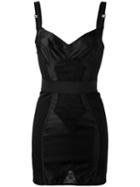 Dolce & Gabbana - Corset Band Dress - Women - Cotton/nylon/spandex/elastane - 40, Black, Cotton/nylon/spandex/elastane