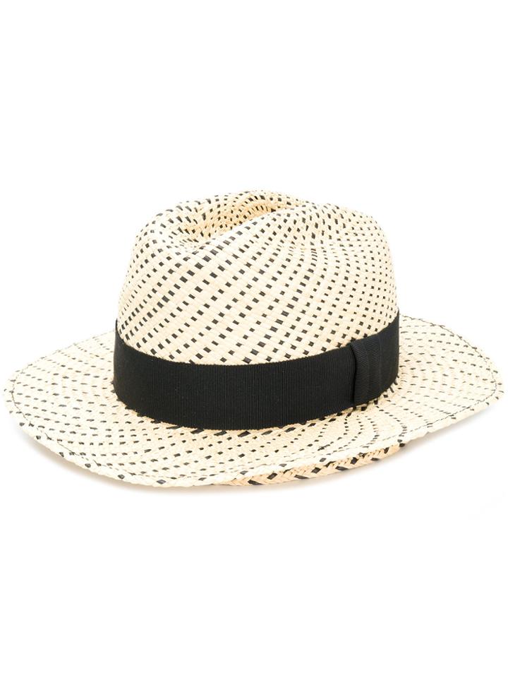 Henrik Vibskov Cowboy Panama Hat - Nude & Neutrals