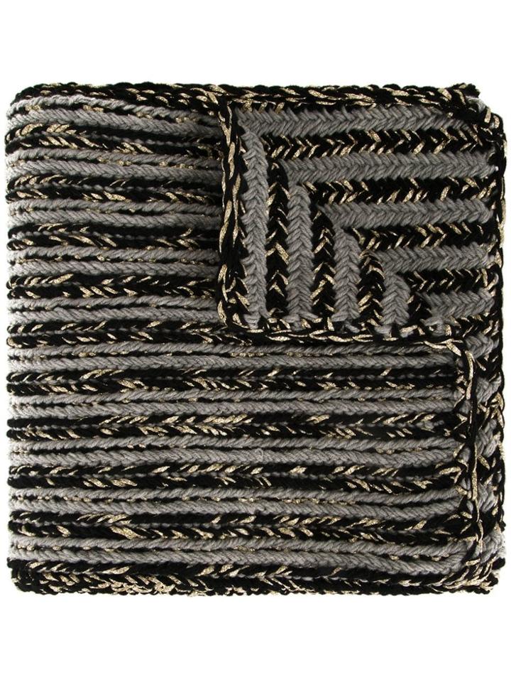 0711 'tussey' Scarf - Grey