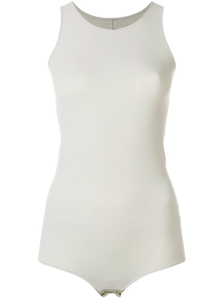 Rick Owens Lilies Sleeveless Fitted Bodysuit - Nude & Neutrals