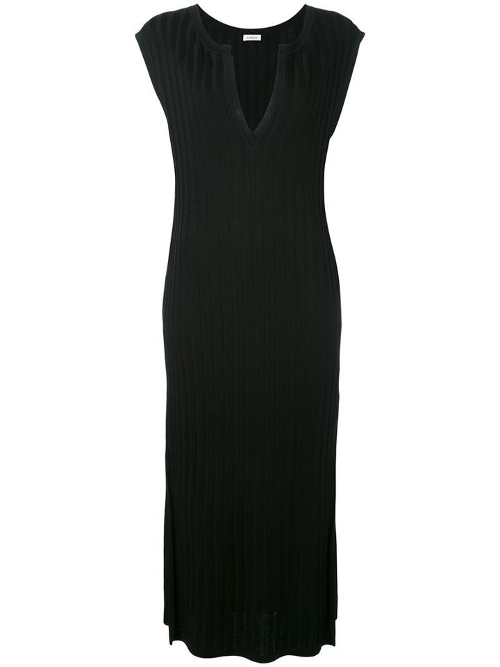 Toteme - Ribbed Knit Dress - Women - Nylon/viscose - M, Women's, Black, Nylon/viscose