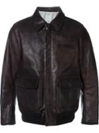 Visvim Elmendorf Jacket It, Men's, Size: 2, Red, Linen/flax/horse Leather/wool