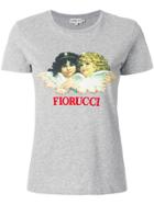 Fiorucci Logo Print T-shirt - Grey